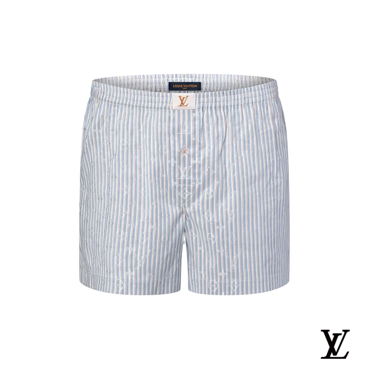 Louis Vuitton Striped Monogram Shorts