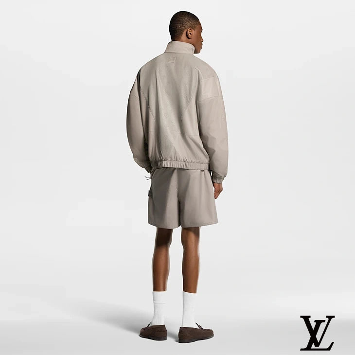 Louis Vuitton Grey Monogram Perforated Shorts
