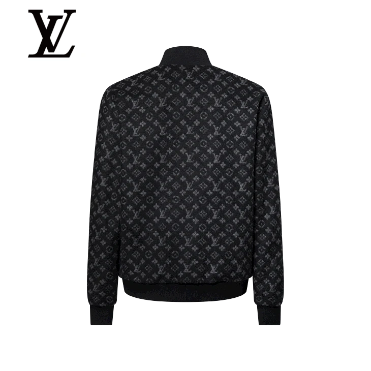 Reversible Monogram Fleece Bomber Jacket