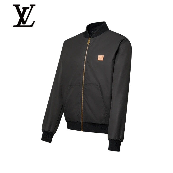 Reversible Monogram Fleece Bomber Jacket