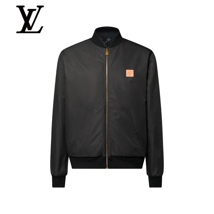 Reversible Monogram Fleece Bomber Jacket