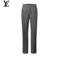 Louis Vuitton Grey Elastic-Waist Trousers