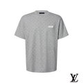 Louis Vuitton Grey Subtle Monogram Label T-Shirt