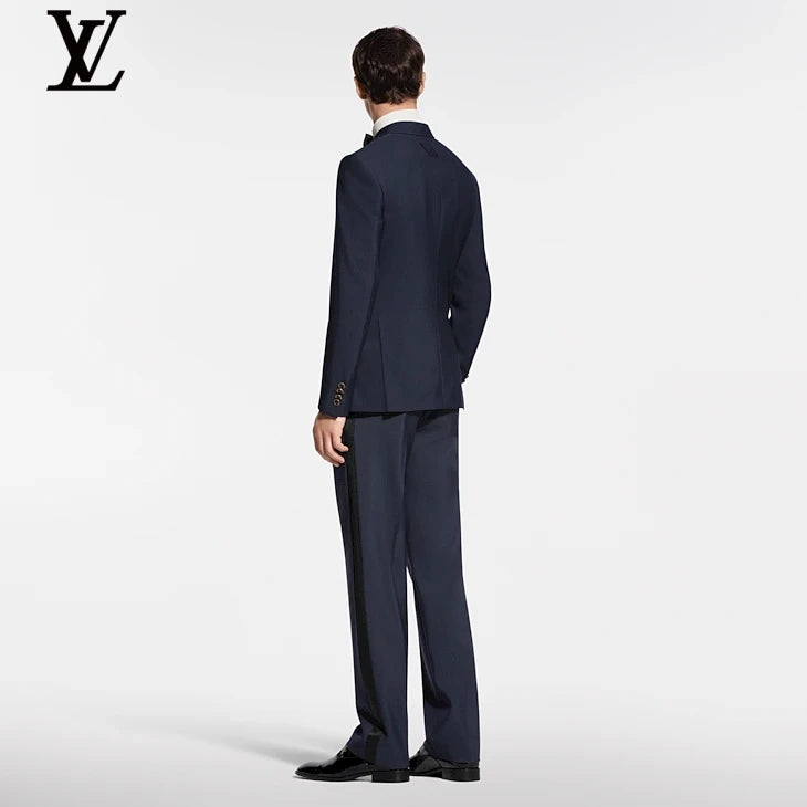 Louis Vuitton Navy Straight-Fit Trousers