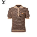 Louis Vuitton Houndstooth Knit Polo