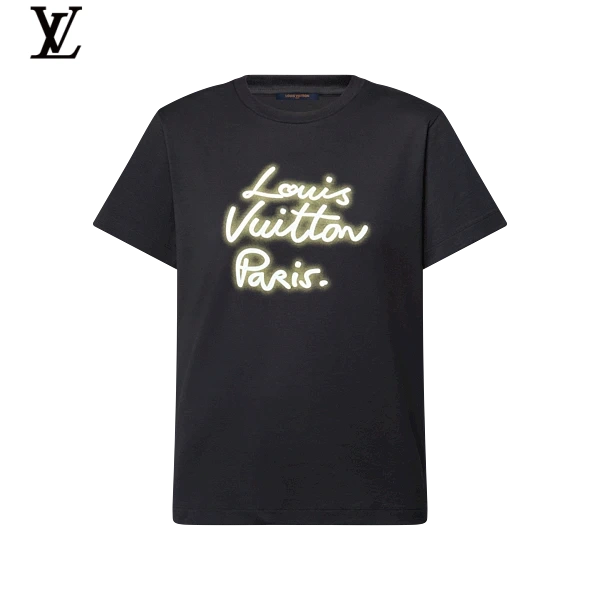 Louis Vuitton Luminous Paris Signature Short-Sleeve T-Shirt