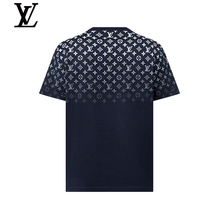 Louis Vuitton Navy Gradient Monogram Short Sleeve T-Shirt