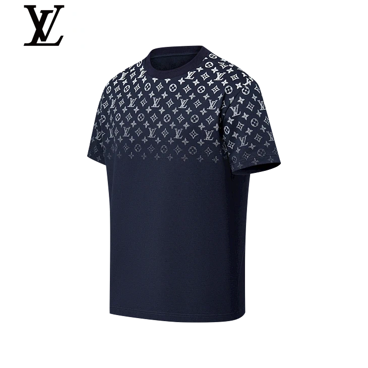 Louis Vuitton Navy Gradient Monogram Short Sleeve T-Shirt