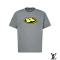 Louis Vuitton Grey Flower Oval Patch T-Shirt