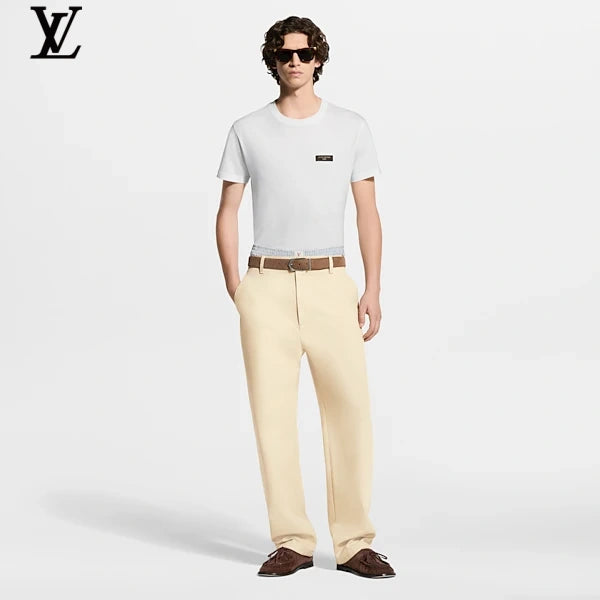 Louis Vuitton Leather Tag Short-Sleeve T-Shirt