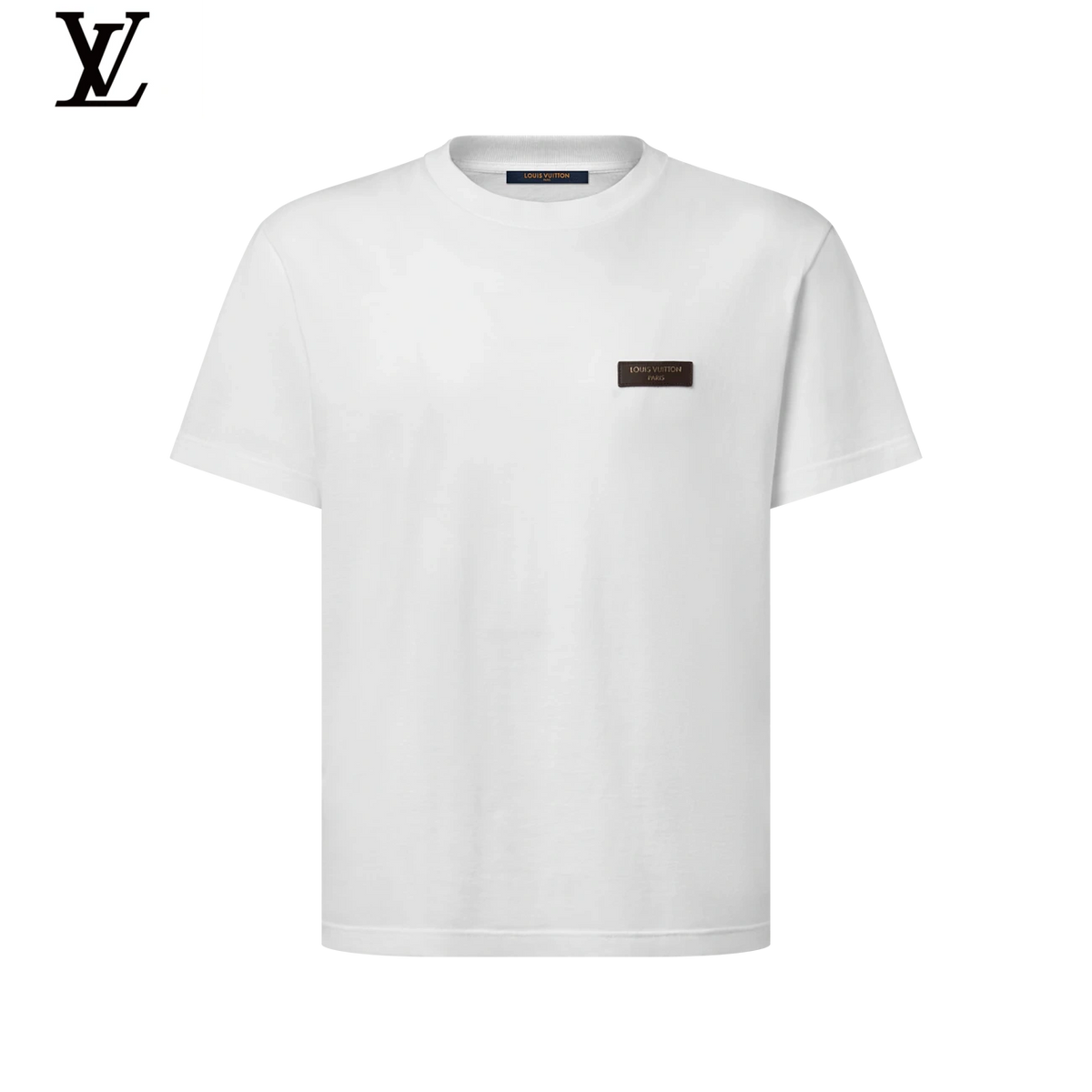 Louis Vuitton Leather Tag Short-Sleeve T-Shirt