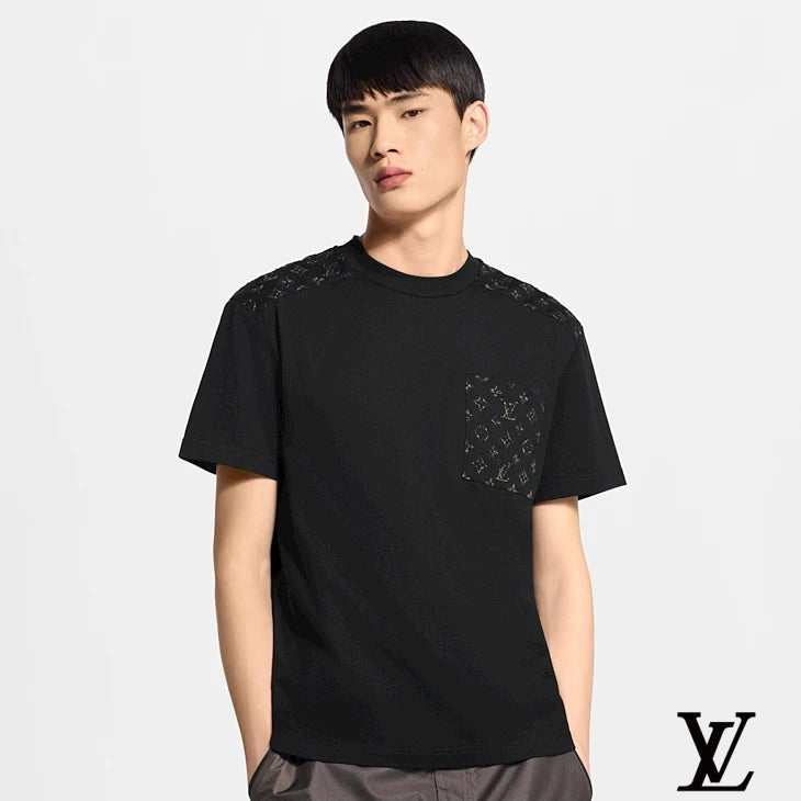 Louis Vuitton Black Monogram Pocket T-Shirt