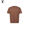 Louis Vuitton 3D Letter Embroidery Short-Sleeve T-Shirt